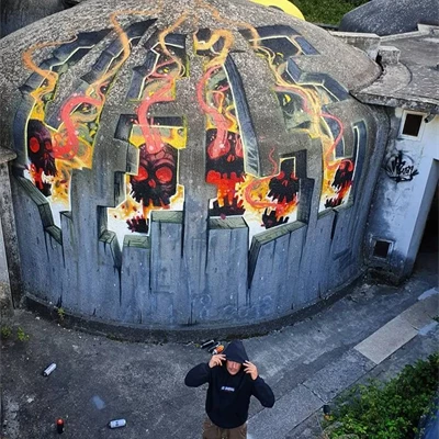 2D & 3D Street Art Drawing