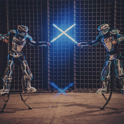LED Bouncing Stilt