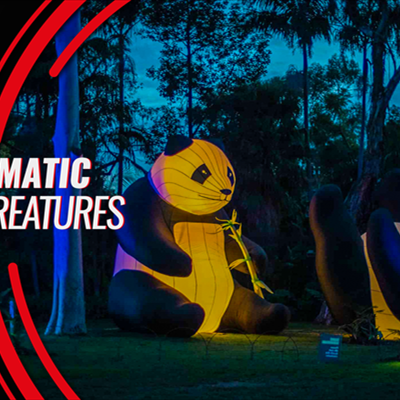Pneumatic led Creatures