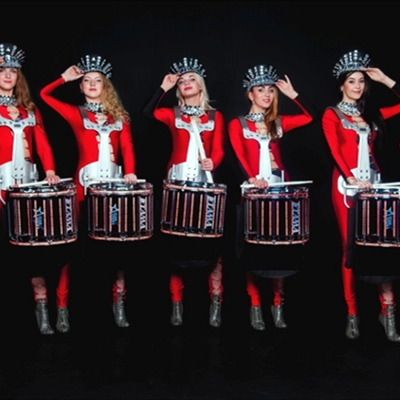 Vibrant Drum Team